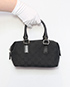 Mini Boston bag, back view